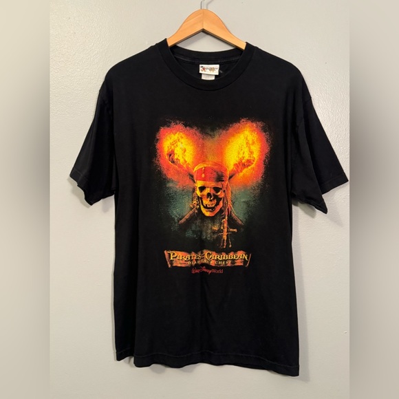 Disney Other - Vintage 2006 Y2K Pirates of the Caribbean Disney Tee T Shirt Size Large